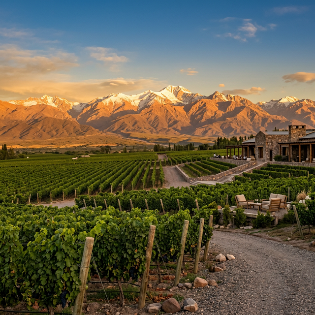 Turismo en Mendoza - Viñedos y Montañas